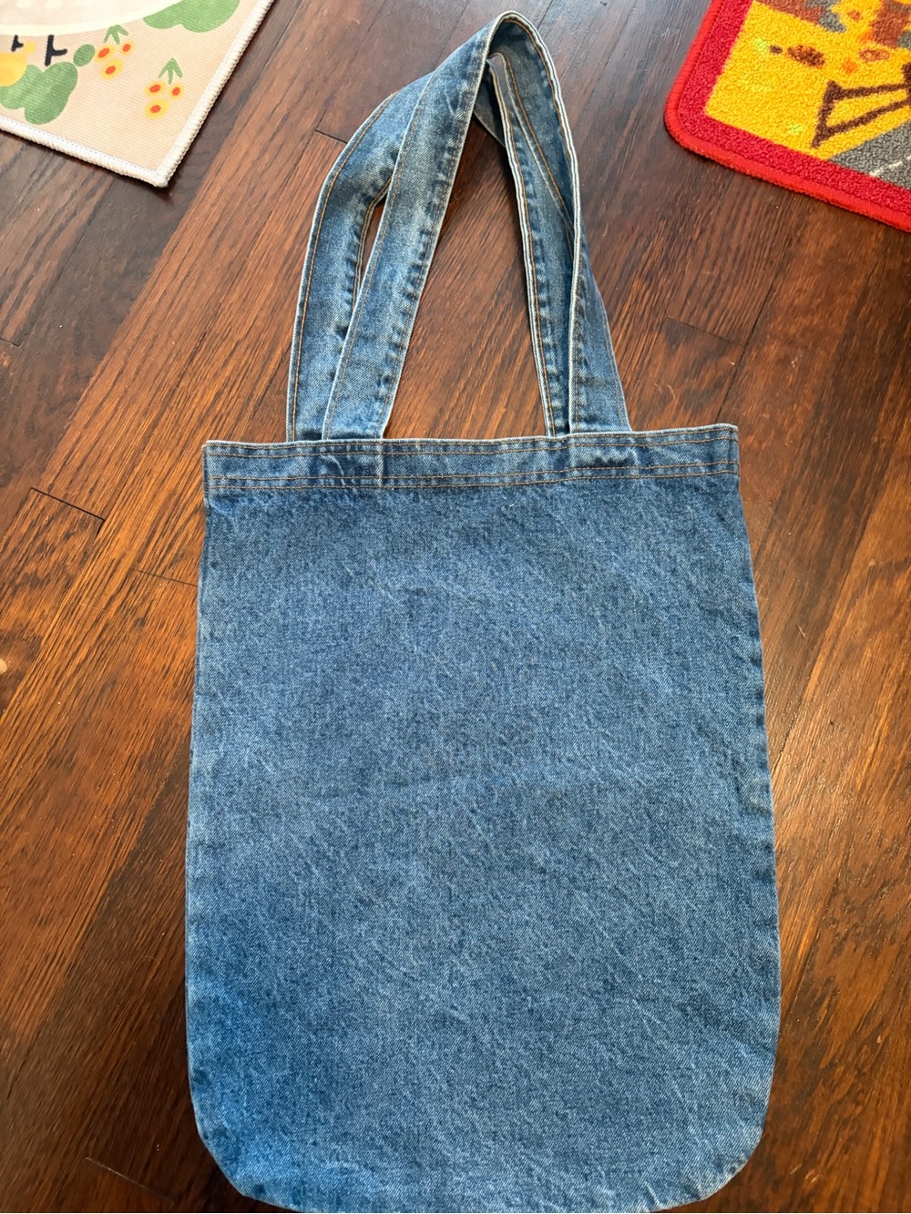 Alcatraz San Francisco Bay Denim Tote Bag - Blue from gift shop! - Picture 2 of 4